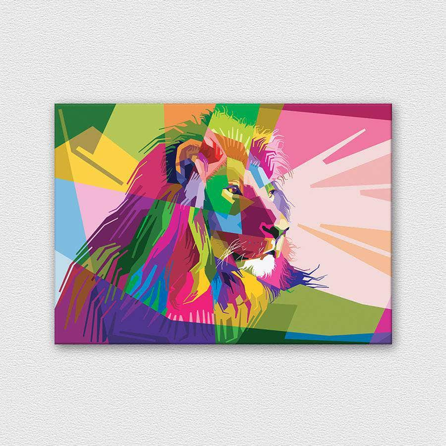 Lion - Color Collection fémposzter - CoolDisplay