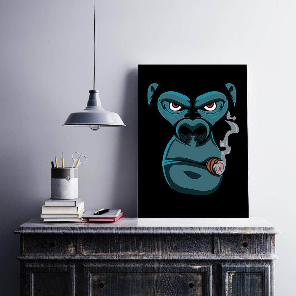 Smoking gorilla