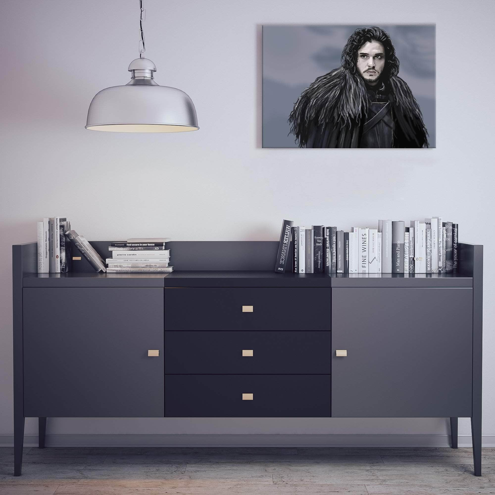 Jon Snow - Game Of Thrones fémposzter - CoolDisplay