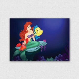 Ariel - The little mermaid fémposzter - CoolDisplay