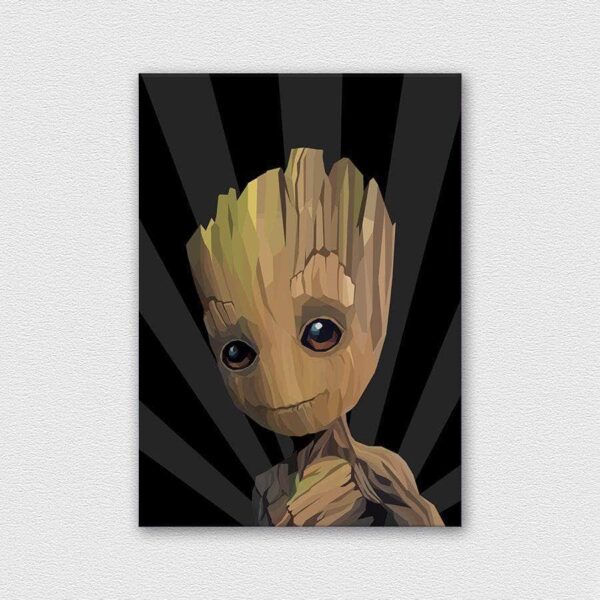 Groot - Guardians of the galaxy fémposzter - CoolDisplay