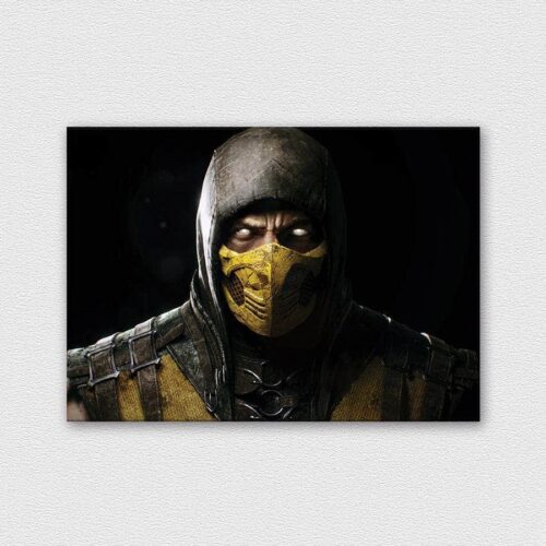 Mortal Kombat: Scorpion fémposzter - CoolDisplay