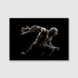 Mortal Kombat: Scorpion fémposzter - CoolDisplay